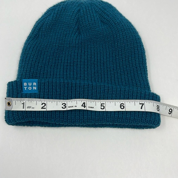 BURTON: Unisex Teal Beanie Knit Hat - Picture 6 of 10